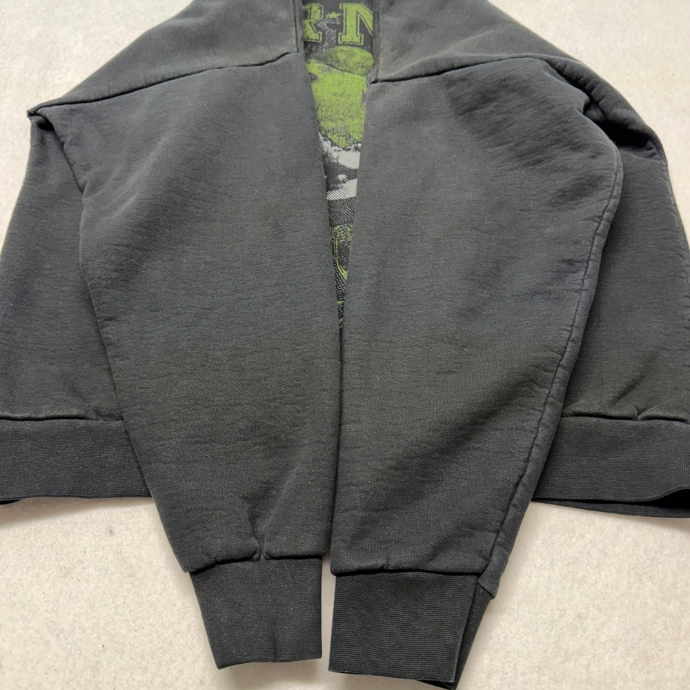 Vintage US Army Sweatshirt Graphic Tank Eagle USA Made Cotton Black Mens Size M - Picture 12 of 12